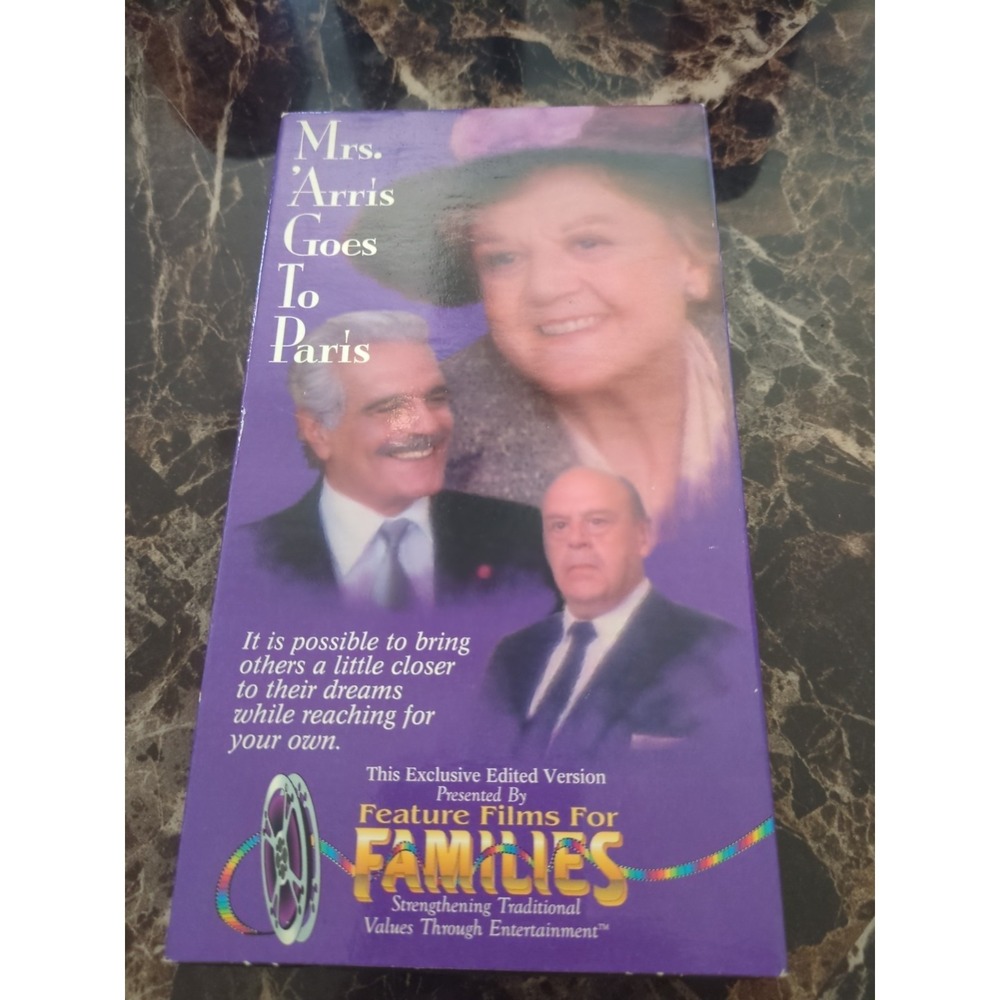 Mrs. 'Arris Goes To Paris VHS‎ 1992 Angela Lansbury